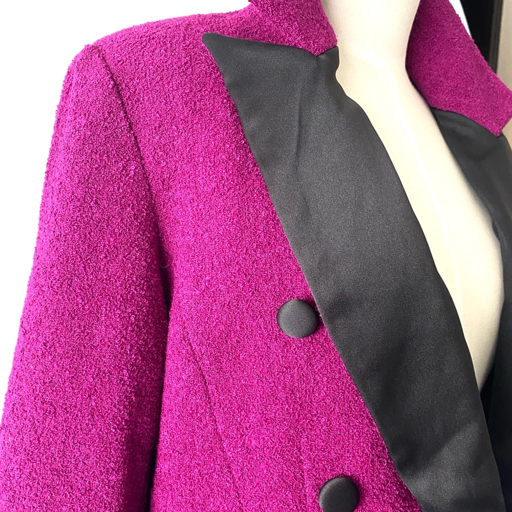 Linea By Louis Dell’Olio Fuscia and Black Statement Jacket‎ - Picture 4 of 7